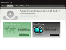 Tablet Screenshot of johnkilby.com